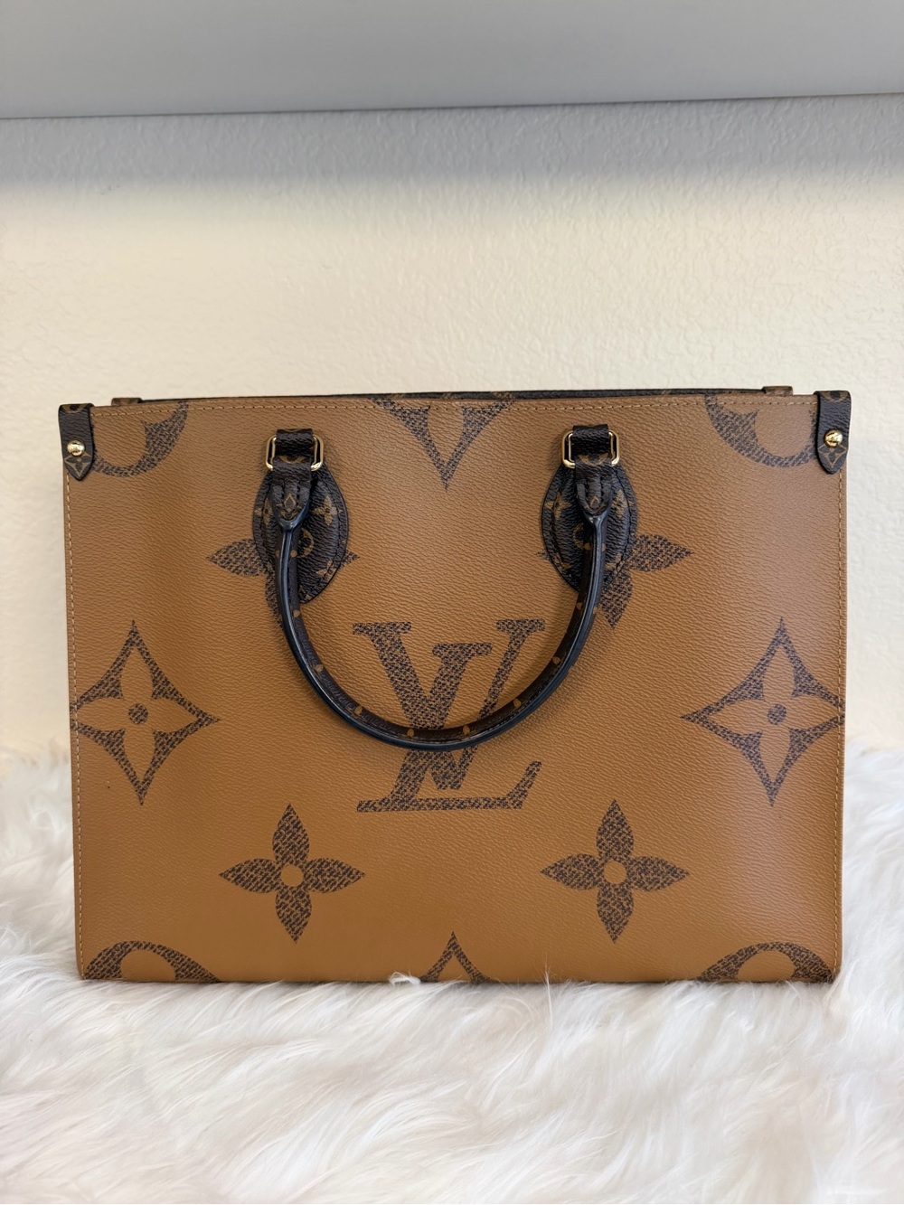 Louis Vuitton On the Go Monogram Canvas Top-Handle Tote